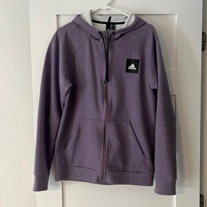 Adidas front zip sweater, size medium, like new condition